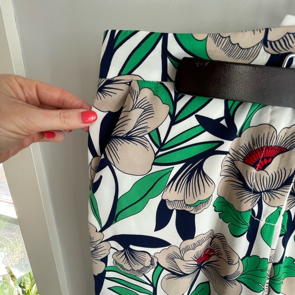 Breezy printed cropped trousers - Picture 3 of 7